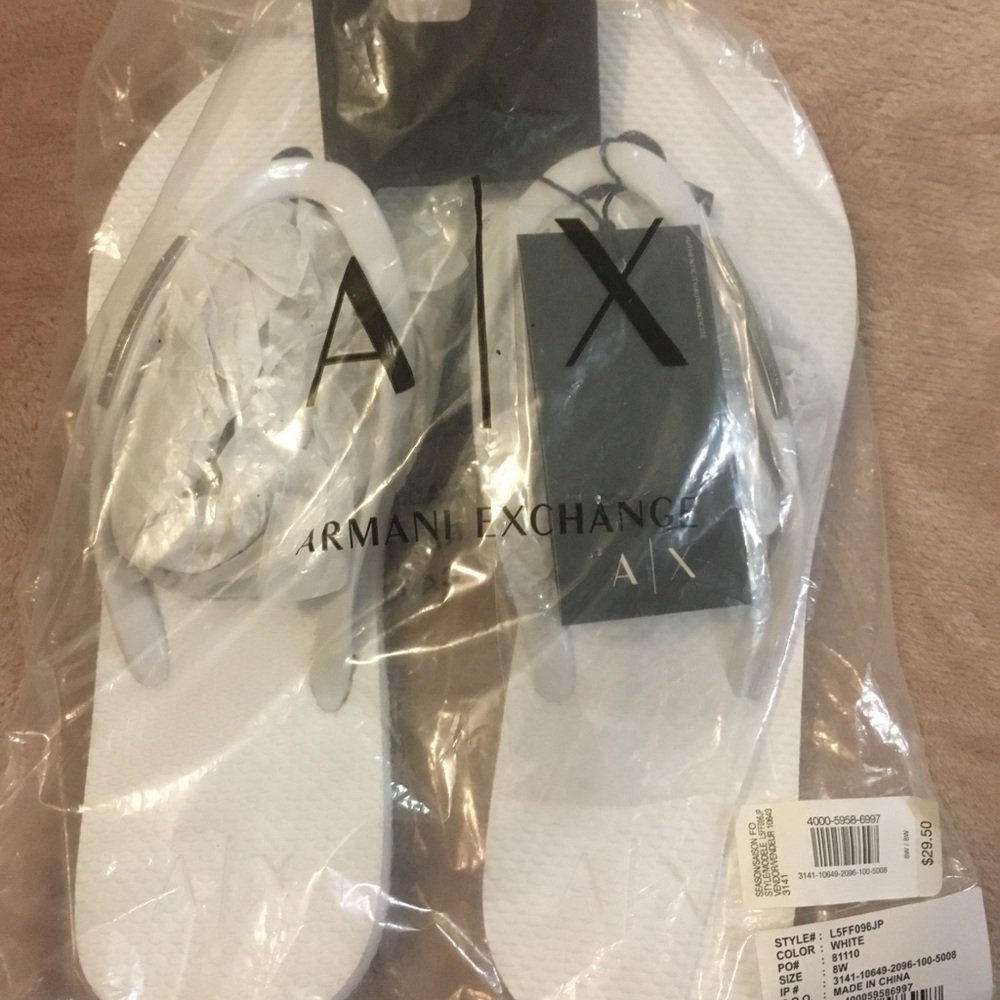Armani Exchange flip flop